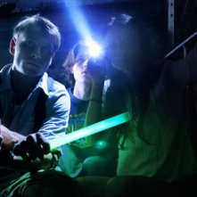 Max Riemelt in una scena di Urban Explorer