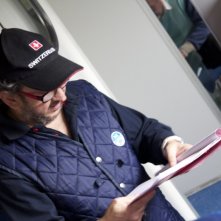 Orfeo Orlando, in veste di regista sul set del corto 'Di riflesso...'