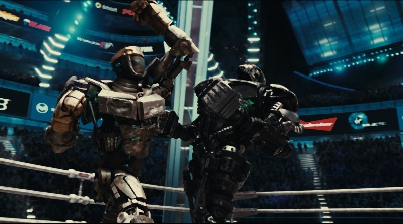 Real Steel Combattimento Tra Robot In Una Scena D Azione Del Film 218642