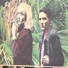 Un quadro che ritrae Laura Betti e Pier Paolo Pasolini in una scena tratta dal documentario La passione di Laura