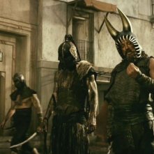 Mickey Rourke in un'immagine tratta dal film d'azione epico Immortals 3D