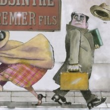 Un frammento del film Tormenti - Film disegnato di Filiberto Scarpelli