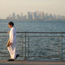 David: il giovane protagonista Muatasem Mishal in un'immagine panoramica del film