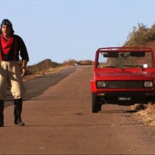 Domenico Montixi in una scena del film Sagràscia