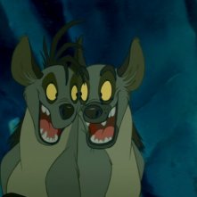 Il re leone 3D, Shenzi e Ed in una scena del film