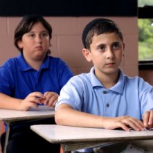 Muatasem Mishal in classe in una scena del film drammatico David