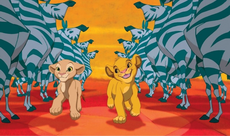 Nala E Simba In Una Coloratissima Scena De Il Re Leone 3D 219311