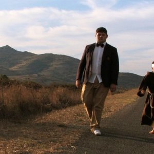 Sagràscia: Daniele Marrosu e Giuseppe Mezzettieri in una scena del film