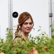 Elisabetta De Palo sul set del film I soliti idioti