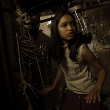 En el nombre de la hija, la piccola Dianneris Díaz in un'immagine del film