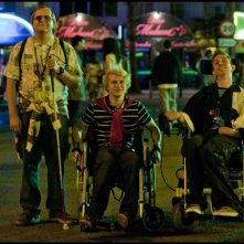 Hasta la vista!: Gilles De Schrijver, Robrecht Vanden Thoren e Tom Audenaert in una scena del film