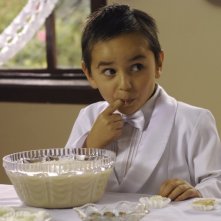 Il piccolo Markus Mecham Benavides in una scena del film En el nombre de la hija