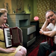 Noordzee, Texas: Eva Van der Gucht e Luk Wyns in una scena del film