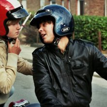 Noordzee, Texas: Jelle Florizoone insieme a Mathias Vergels in una scena del film