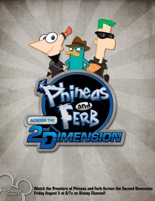 Phineas e Ferb The Movie - Nella seconda dimensione: la locandina del film
