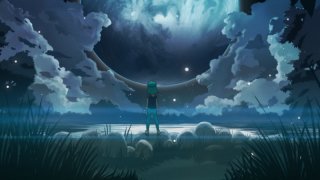 The dark side of the sun, un'immagine tratta dal documentario sul campo estivo notturno americano per i bambini affetti da Xeroderma Pigmentosum