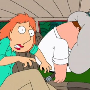 I Griffin: Lois e Peter in una scena de I due volti della passione