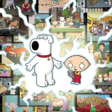 Poster promozionale di Road to the Multiverse primo episodio della stagione 8 de I Griffin