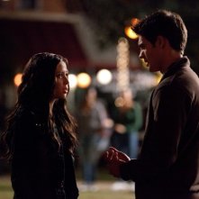 The Vampire Diaries: Steven R. McQueen e Malese Jow in una scena dell'episodio Ghost World