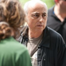 Roberto Faenza sul set del suo film Un giorno questo dololre ti sarà utile