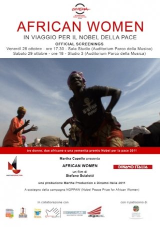 Locandina italiana di African Women - In viaggio per il Nobel della Pace