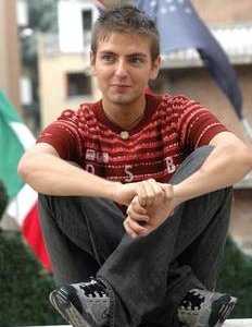 Damiano Russo durante l'incontro con la stampa per Nel mio amore della Tamaro