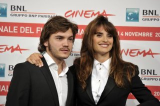 Penelope Cruz ed Emile Hirsch al Festival di Roma 2011 durante l'incontro stampa per Venuto al Mondo