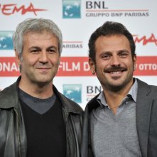 Domenico Procacci e Pippo Mezzapesa, produttore e regista de Il paese delle spose infelici, a Roma