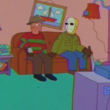Freddy e Jason in La paura fa novanta IX ( Stagione 10 - I Simpson )