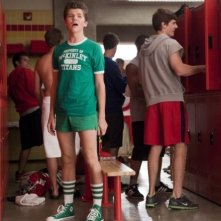 Glee: Damian McGinty si mette alla prova in una scena dell'episodio Pot O' Gold