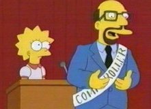 Una scena dell'episodio Lisa dieci e lode della serie I Simpson