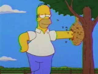 Una scena di Homer figlio dei fiori ,episodio della stagione 10 de I Simpson