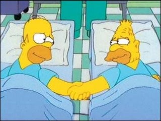 Una scena de I Simpson