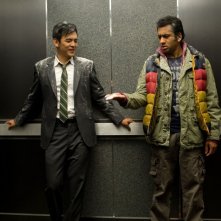 A Very Harold & Kumar Christmas: John Cho e Kal Penn in una scena della commedia natalizia
