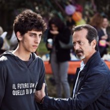 E' nata una star? - Rocco Papaleo insieme a Pietro Castellitto in una scena del film