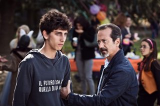 E' nata una star? - Rocco Papaleo insieme a Pietro Castellitto in una scena del film