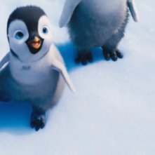 Happy Feet 2 in 3D: il piccolo Erik in una scena del film