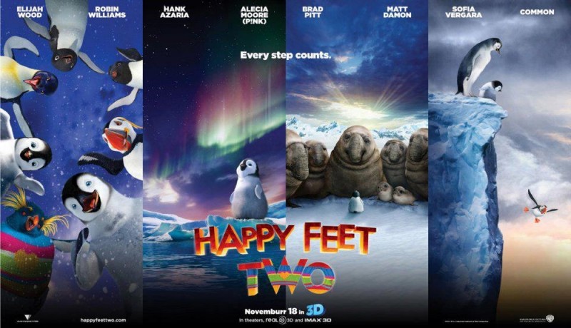 Happy Feet 2 In 3D Un Nuovo Divertente Poster Orizzontale Del Film 221220