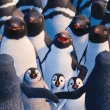 Happy Feet 2 in 3D: una scena di gruppo tratta dal film