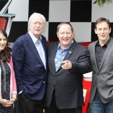 John Lasseter, Michael Caine e Jason Isaacs alla prima londinese di Cars 2