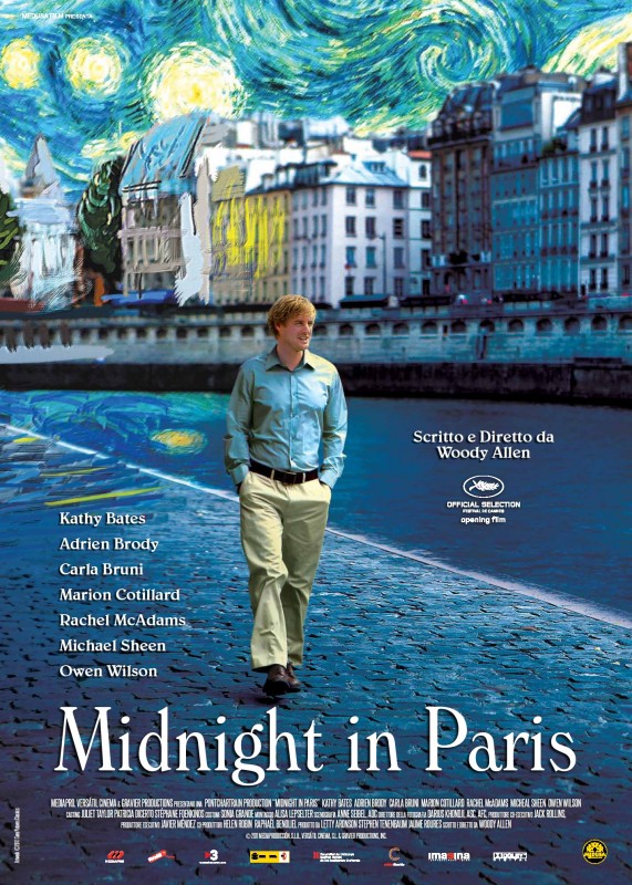Midnight In Paris La Locandina Italiana Del Film 221290