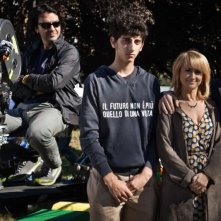 Rocco Papaleo e Luciana Littizzetto insieme a Pietro Castellitto sul set di E' nata una star?