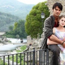 Vanessa Hessler e Giulio Berruti in una scena della miniserie Rai, La ragazza americana