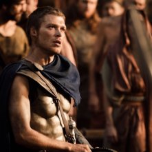 Joseph Morgan nei panni di Lisandro in un'immagine del film epico Immortals 3D