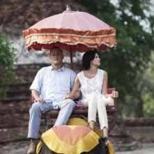 Jean Reno in On ne choisit pas sa famille con Helena Noguerra