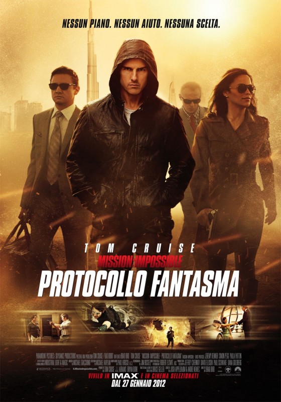 Mission Impossible Protocollo Fantasma La Locandina Italiana Del Film 221715