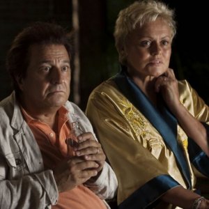 Una scena della commedia francese On ne choisit pas sa famille con Christian Clavier e Muriel Robin