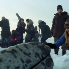 Drew Barrymore in una scena di Qualcosa di straordinario insieme a Tim Blake Nelson