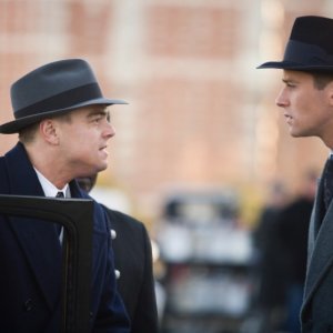 J.Edgar: Leonardo DiCaprio e Armie Hammer in una immagine del film