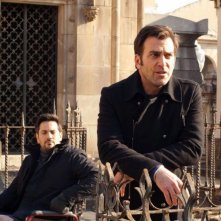 11-11-11: Michael Landes con Timothy Gibbs  in una scena del film diretto da Darren Lynn Bousman